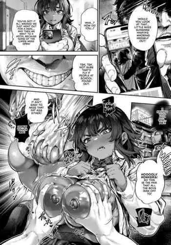 Ojisan wo Omocha ni Shite Kasshoku Musume wa Ojisan no Omocha ni Naru. | Dark-Skinned Girl Taking Advantage of Old Men Gets the Tables Turned On Her