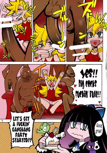 (C79) [Okina Keikaku (Shiwasu no Okina)] PANTY (Panty & Stocking with Garterbelt) (English) (Colored)