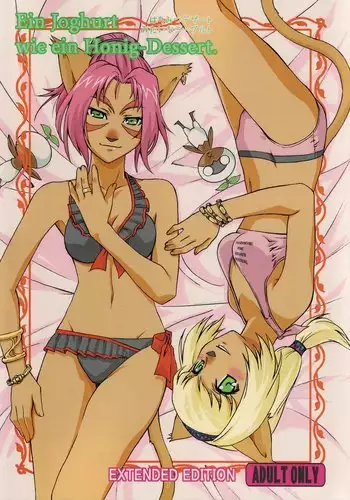 Ein Joghurt Wei Ein Honig-Dessert